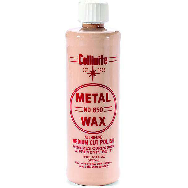 Collinite Metal Wax, Medium Cut Metal Polish, Pint